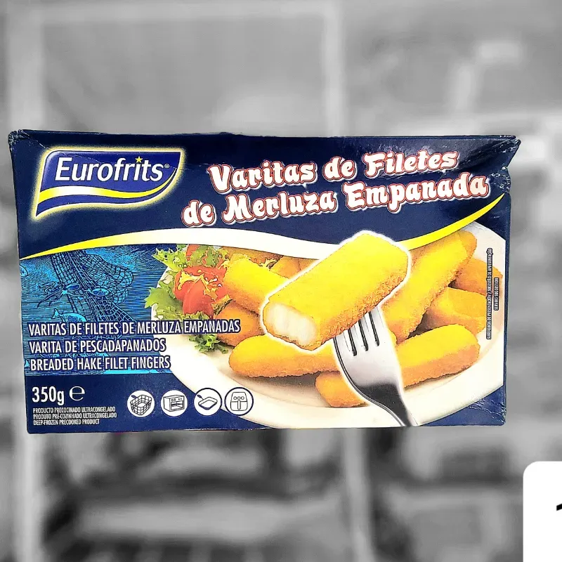 Varitas de filetes de merluza 