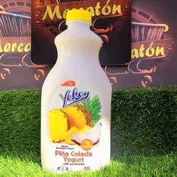 Yogurt probiótico sabor Piña Colada.YOKEY
