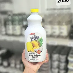 Yogurt probiótico de piña colada.YOKEY