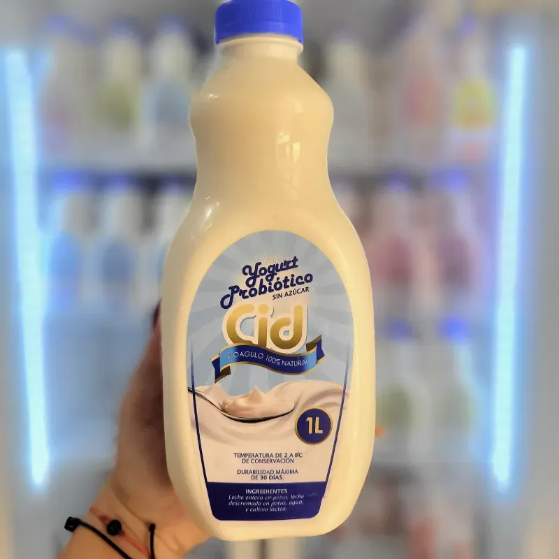 Yogurt probiótico Natural sin azucar 