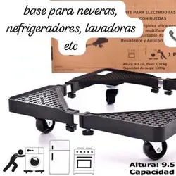 Base con ruedas para neveras y lavadoras