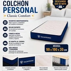 Colchón personal Valdatronic Classic Comfort