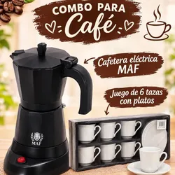 Combo para café (cafetera MAF + 6 tazas)