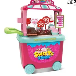 Juguete de niña tienda de dulces