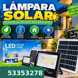 Lámpara solar LED para exteriores