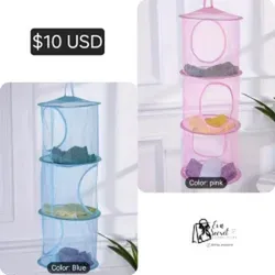 Organizador colgante de 3 pisos