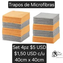 Trapos de microfibras