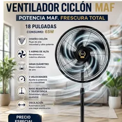 Ventilador de pedestal MAF tipo ciclón