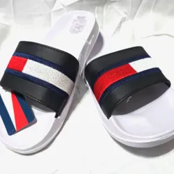Chancletas Engomadas Blancas y Negras