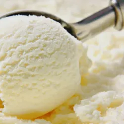 Helado de vainilla 