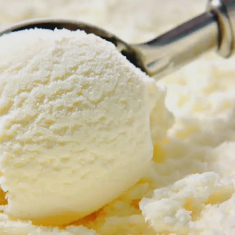 Helado de vainilla 