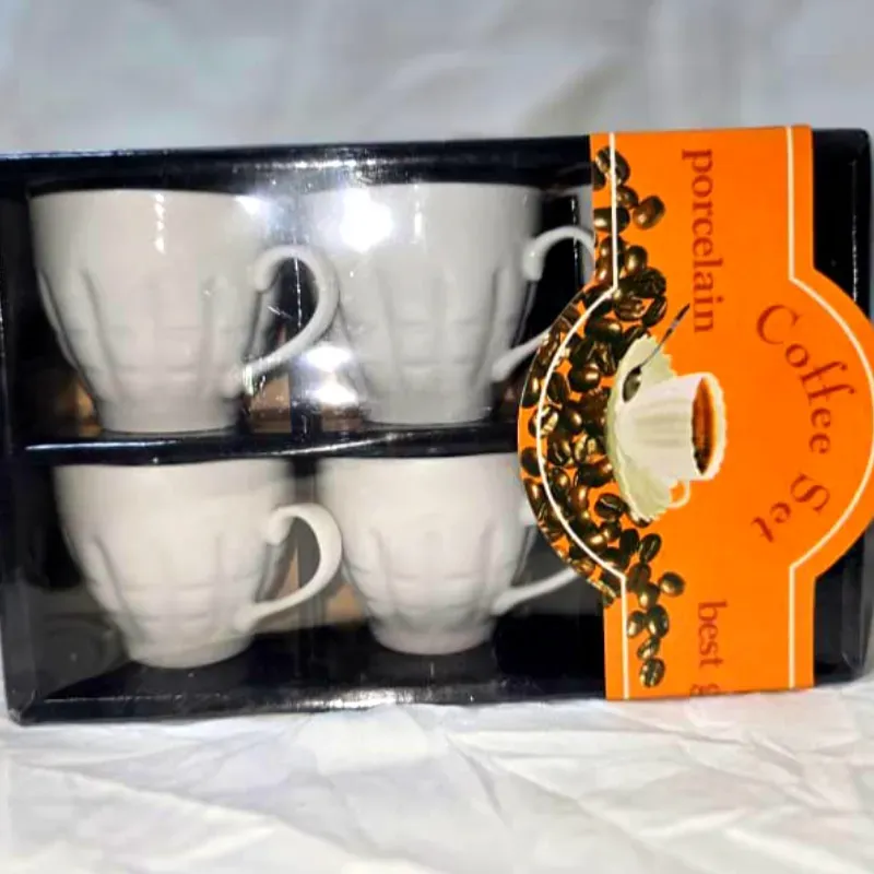 Set de 6 Tasas de Porcelana 