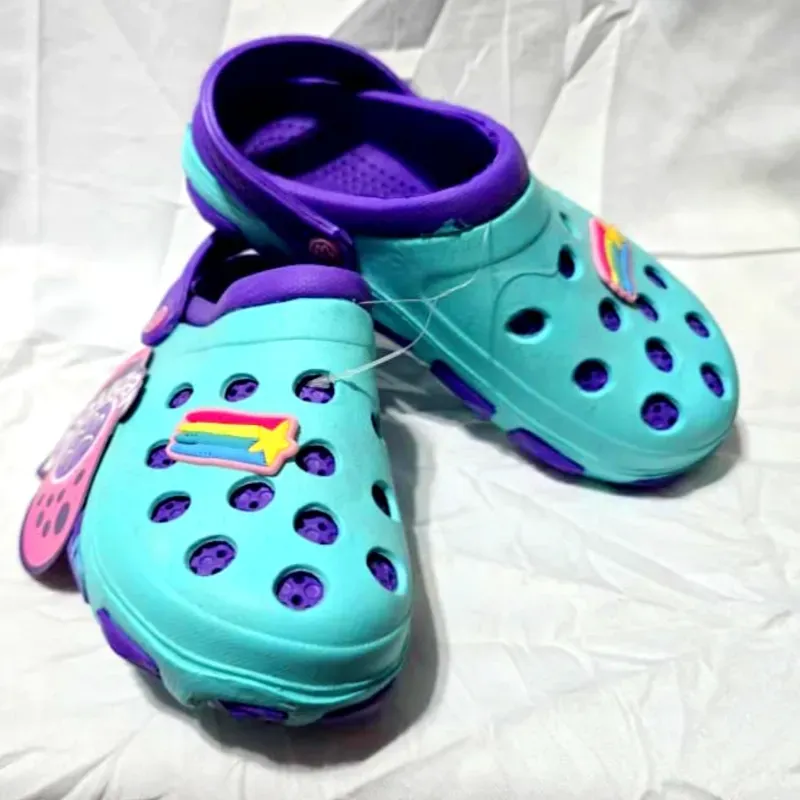 Sapitos para niñas doble suela Verde