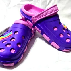 Sapitos para niñas doble suela Morado