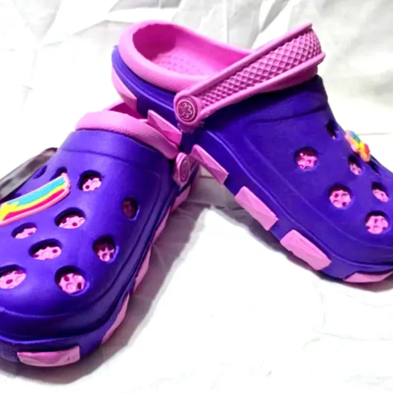 Sapitos para niñas doble suela Morado