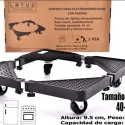 Base de electrodomésticos con ruedas ajustables