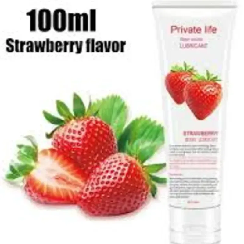 🍓 Lubricante Íntimo con Sabor a Fresa – 100ml 🍓