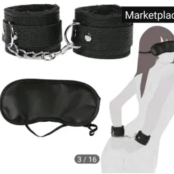 Set Secret Touch – Antifaz + Esposas de Lujo"