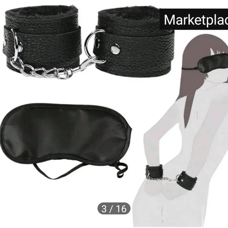 Set Secret Touch – Antifaz + Esposas de Lujo"