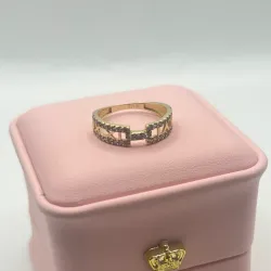 Anillo con piedritas