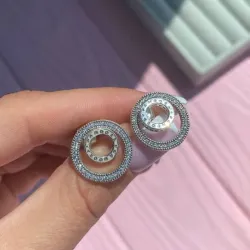 Aretes de doble aro