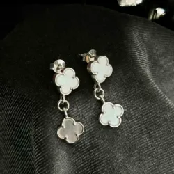 Aretes imitación Van Cleef