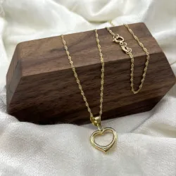 Cadena con dije de corazón
