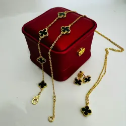 Conjunto de trébol negro