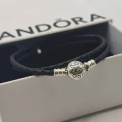 Pulsera de cuero doble