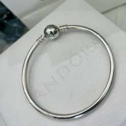 Pulsera rígida de cierre de bolita