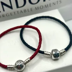 Pulseras de cuero simple
