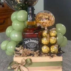 Caja con whisky para papá 👨