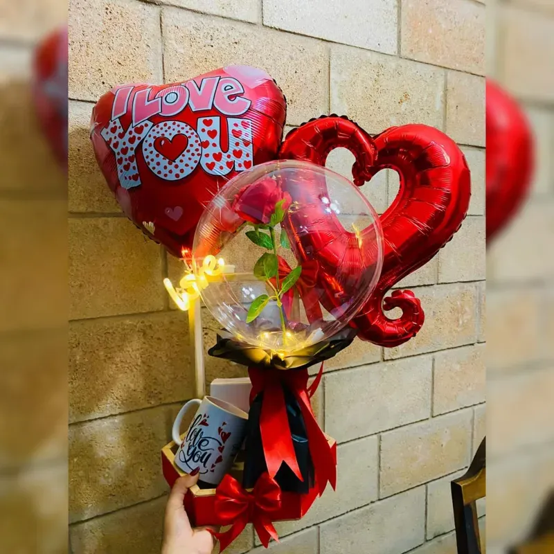 Caja hexagonal de amor ❤️✨