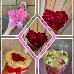 Corazón con rosas 