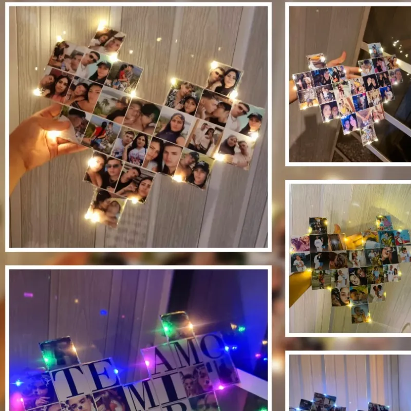 Corazón de fotos 