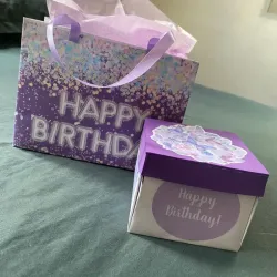 Bolsa con Caja de fotos