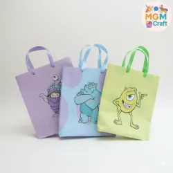 Bolsitas para cumpleaños temática Monsters Inc