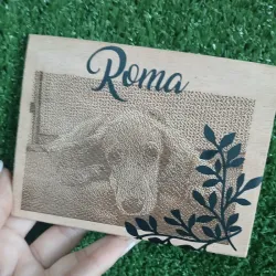 Cuadro Grabado en Madera