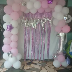 Decoración Secilla Rosada