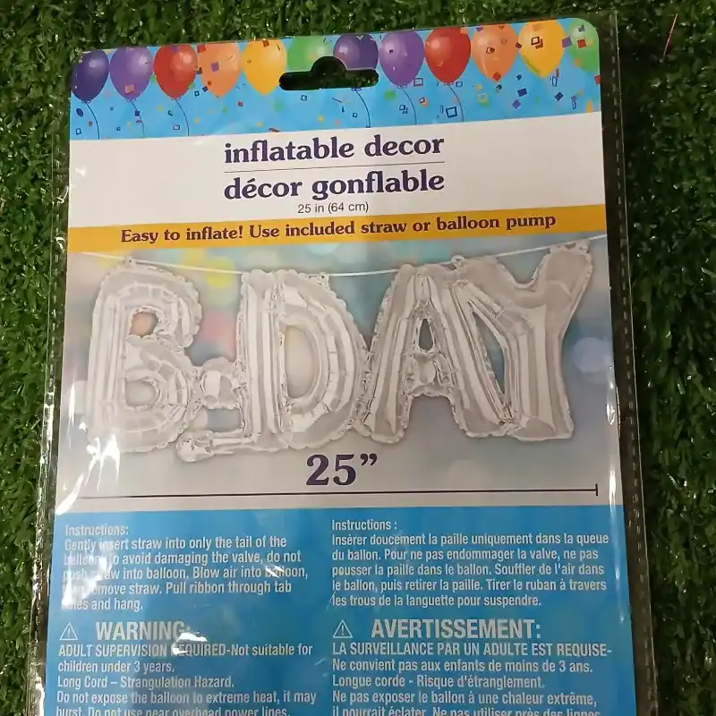 Cartel Inflable de B Day