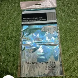 Mantel azul metalizado