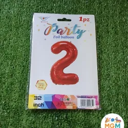 Número 2 Rojo