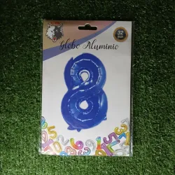 Número 8 Azul