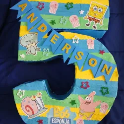 Piñata de 5 de Bob Esponja