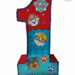 Piñata Mediana de Número 1 de Paw Patrol