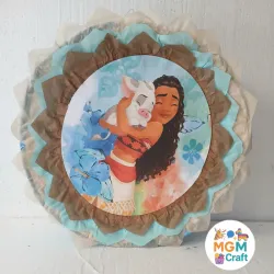 Piñata redonda grande de Mohana