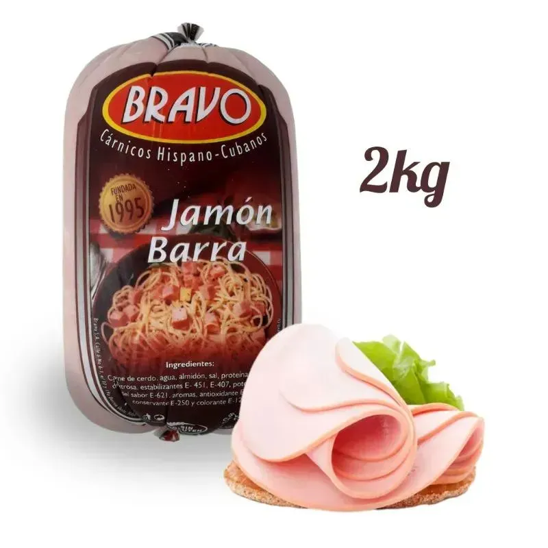 Jamón barra Bravo de 2kg 
