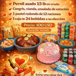 Cena especial para 6 personas