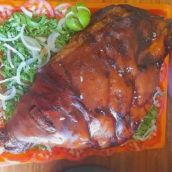 Pernil asado de 15 lb 