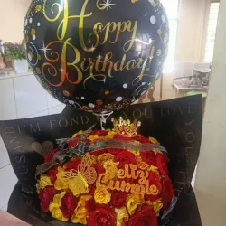 Ramo de flores Feliz Cumpleaños